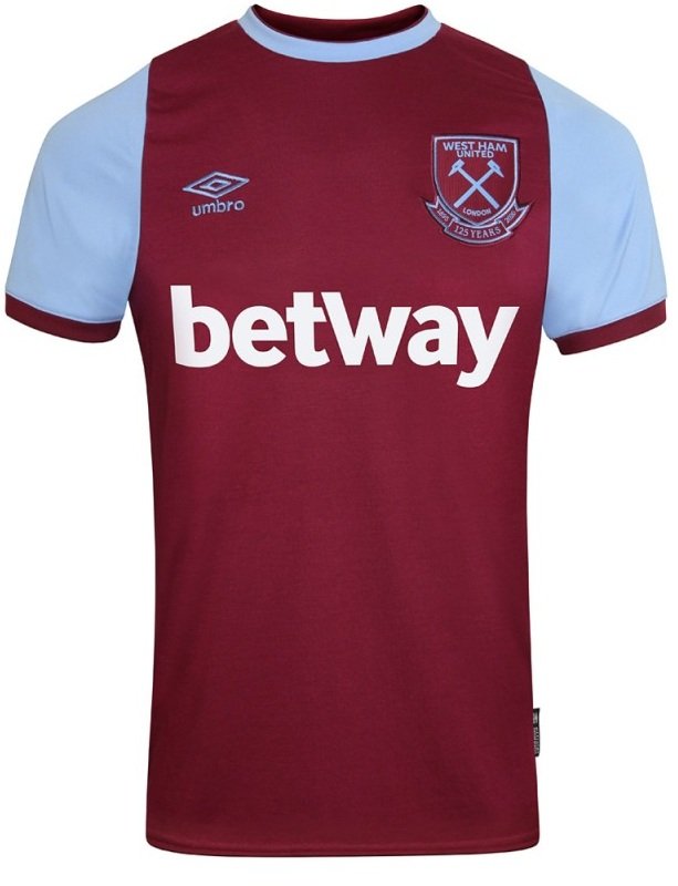 Camisa oficial Umbro West Ham 2020 2021 I jogador 